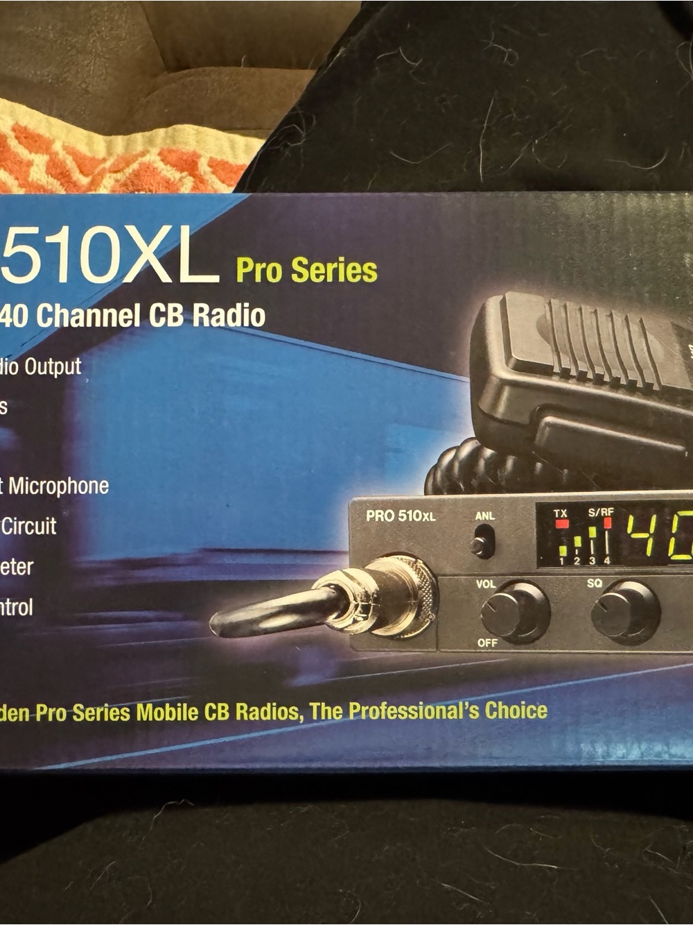 Pro 510XL Pro Series 40-Channel CB Radio - Black